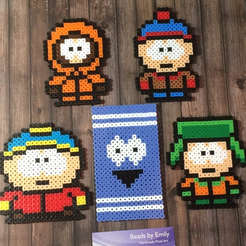 South Park Tree Ornaments - Handmade Home Decor Cartman Kenny Kyle Stan Towelie
